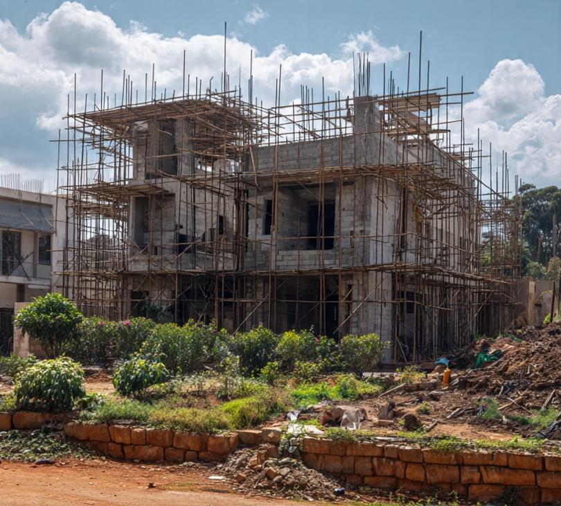 Before renovation original state by FAB INTERIORS Nairobi